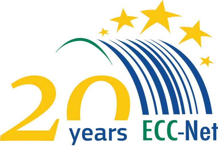 Logo for the 20 years of ECC-Net