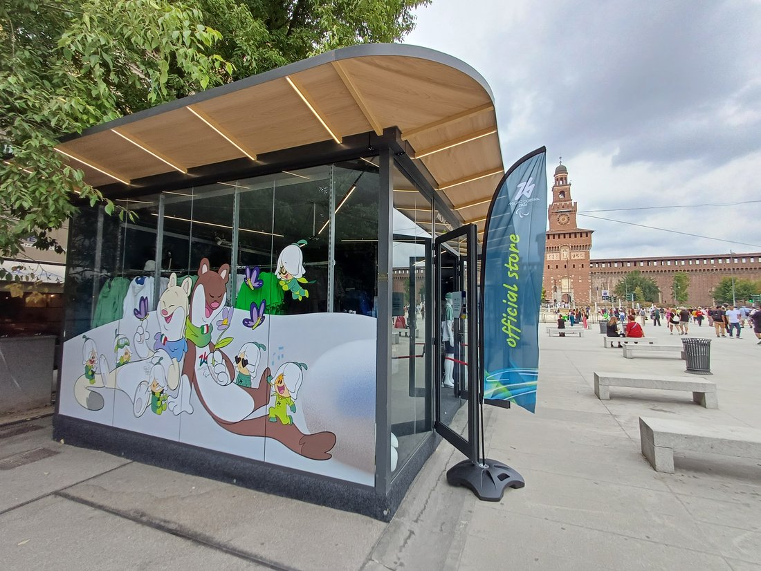 Boutique officielle des Jeux à Milan