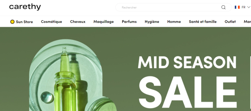 Site Internet de Carethy