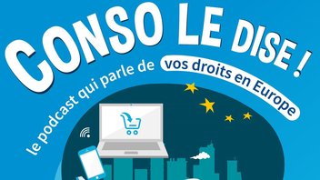 Ancienne pochette du podcast "Conso le dise"