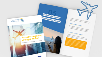 Brochure "Passagers aériens, voyagez malin !"
