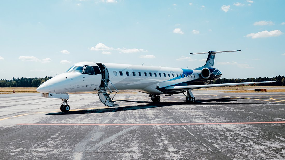 Avion de la compagnie aérienne AlpAvia